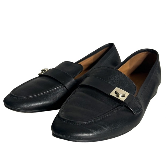 Kate Spade ♠️ Catroux Women’s Black Leather Slip On Loafers Flats Shoes Size 8B - Picture 10 of 11